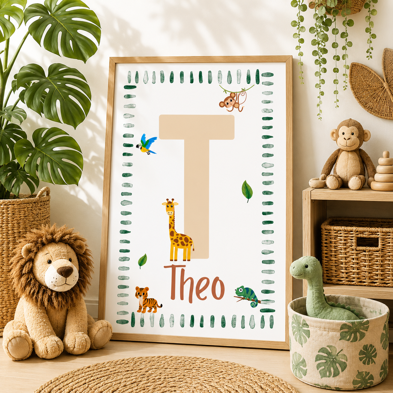 Jungle Initial Prints