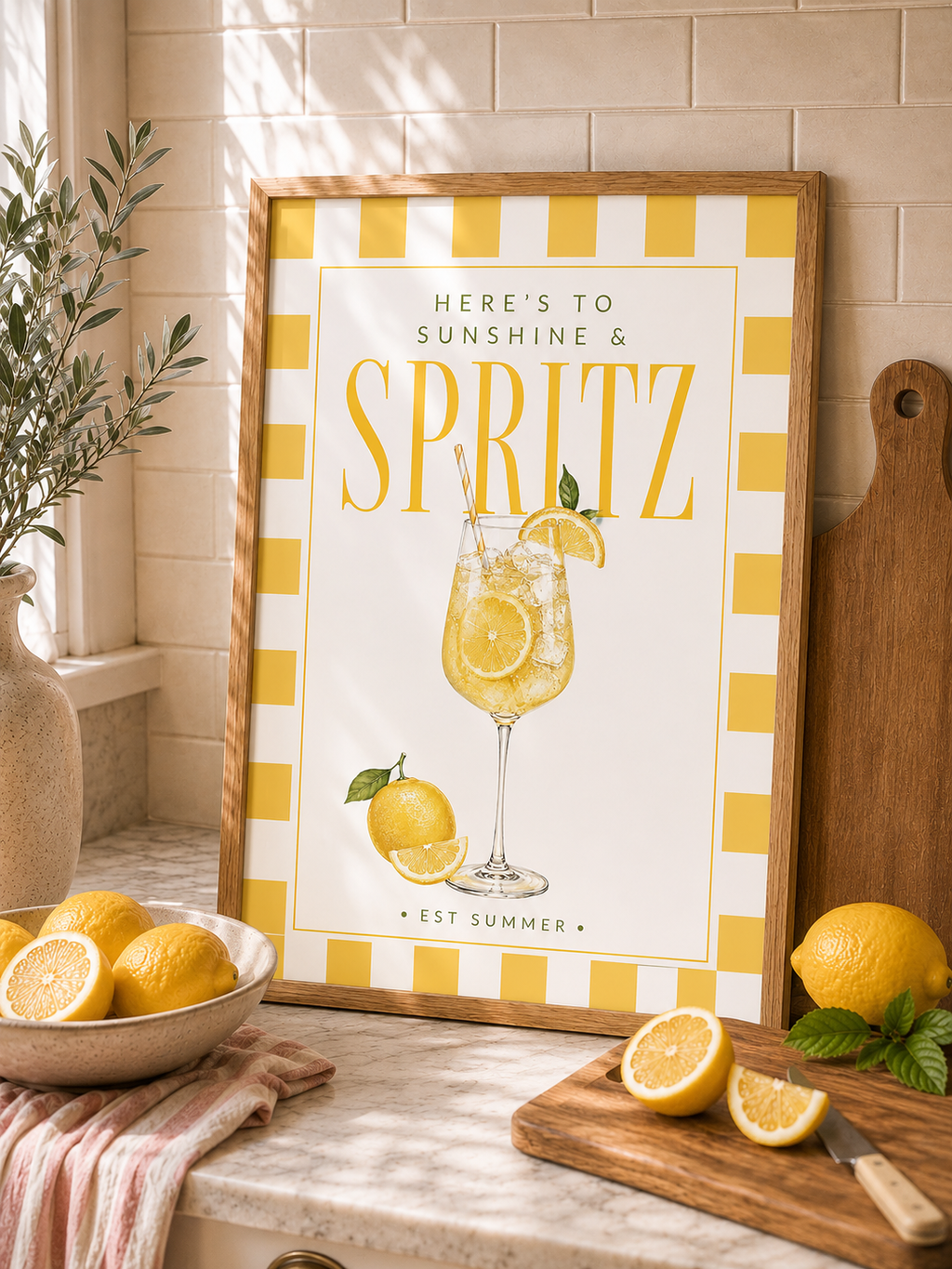 Lemon Spritz Print