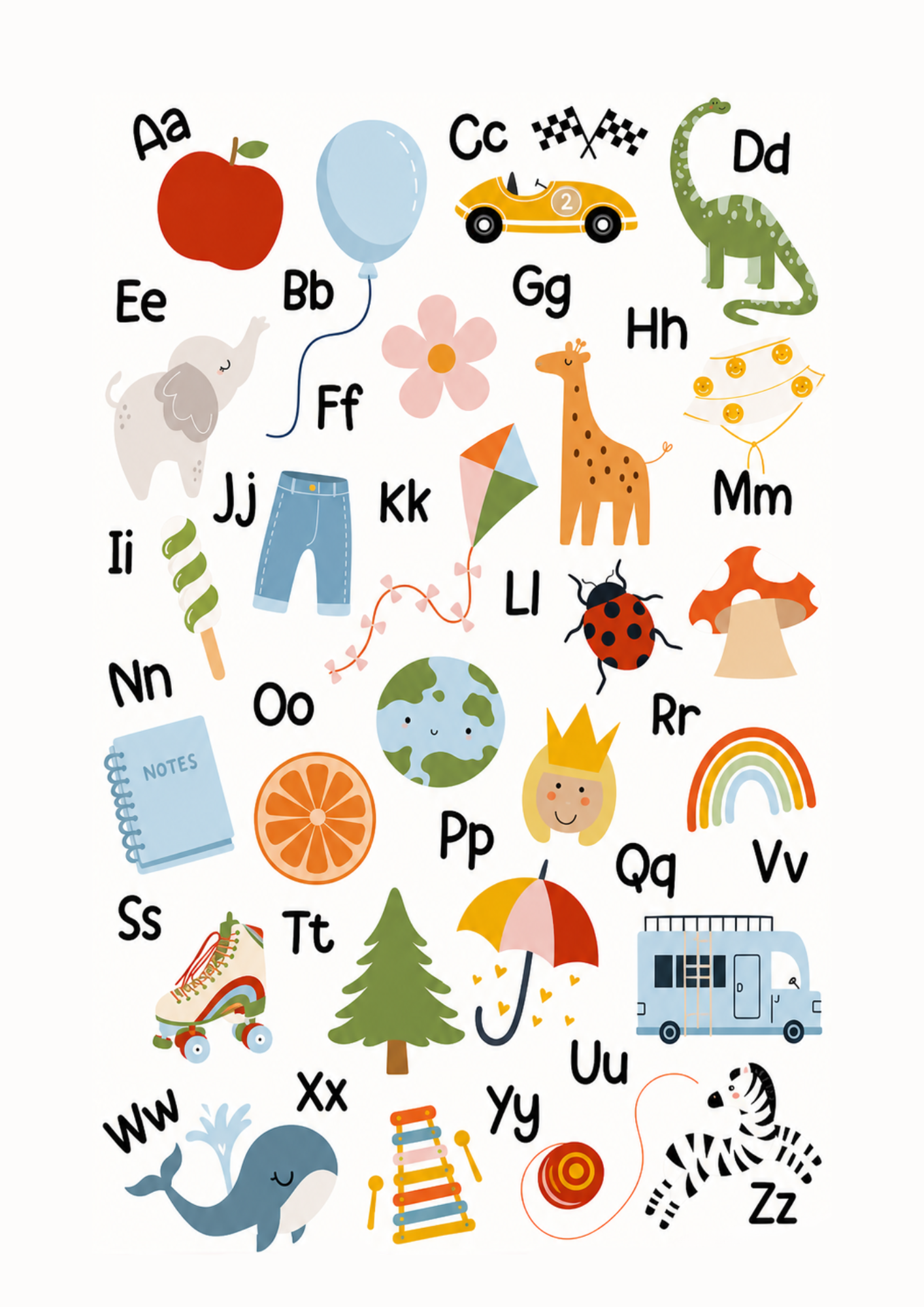 Children's Alphabet Print