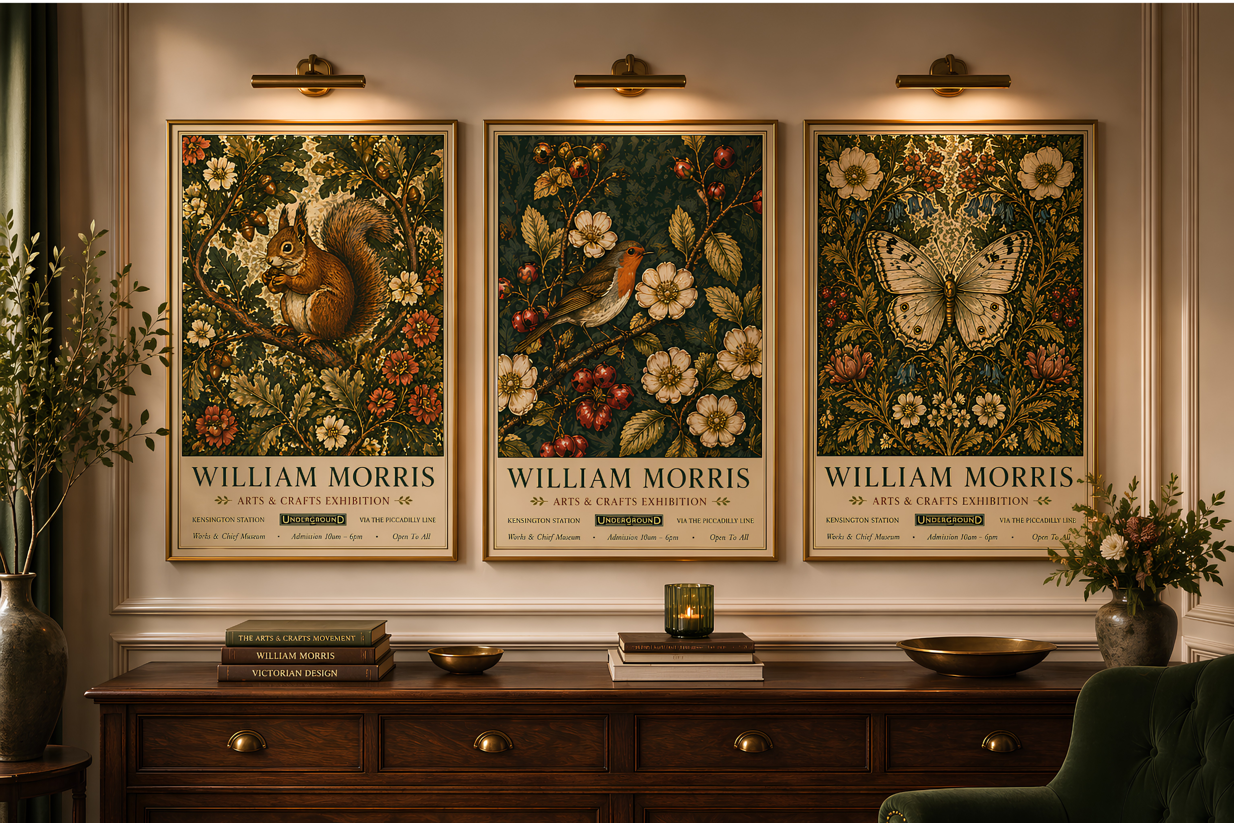 Squirrel & Oak Exhibition Print
