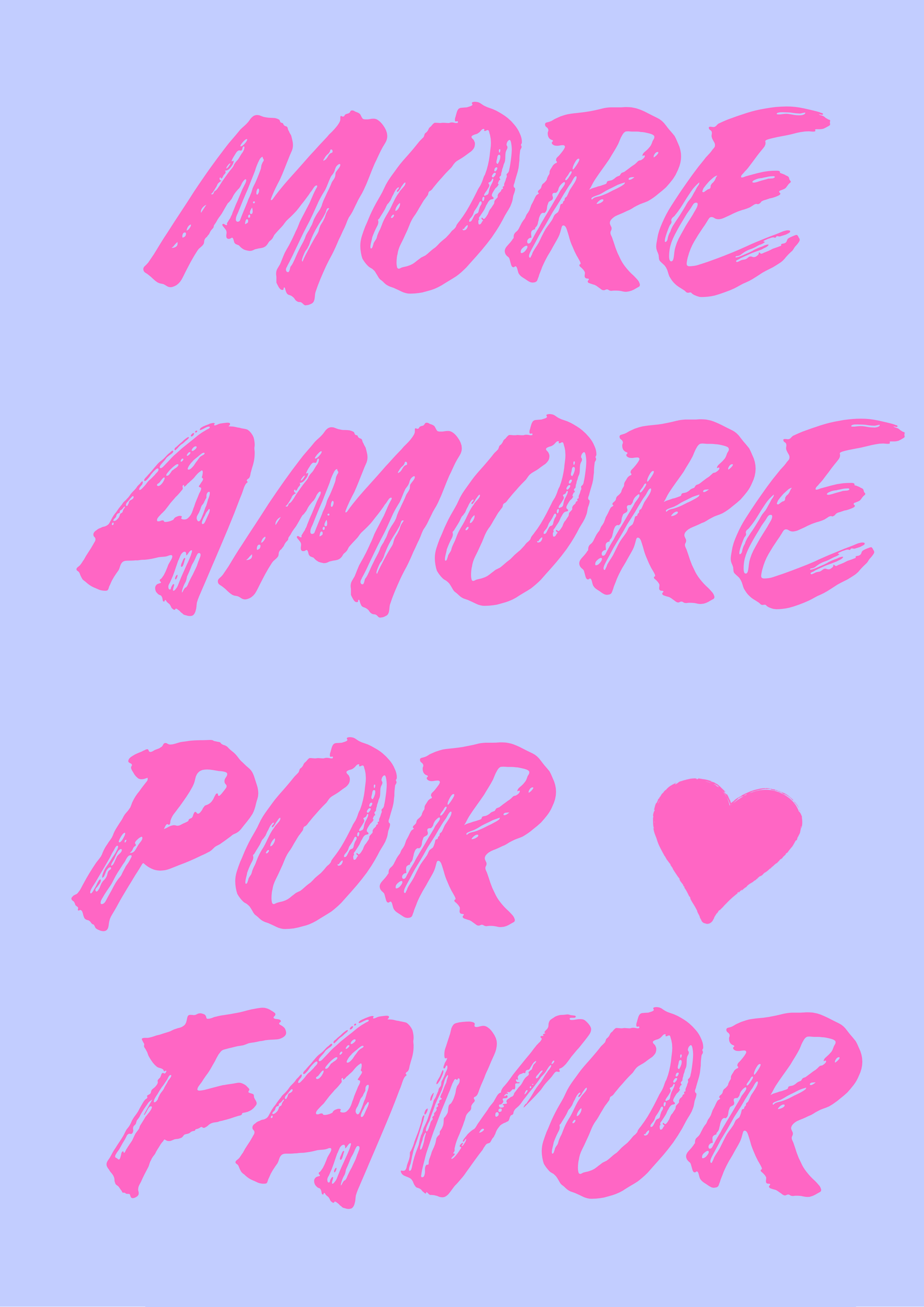 More Amore Por Favor - Lilac & Rose