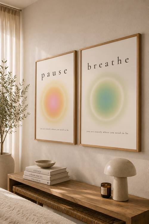 Breathe – You Are Exactly Where You Need to Be Print