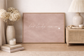 How Lucky Are We Art Print | Soft Taupe