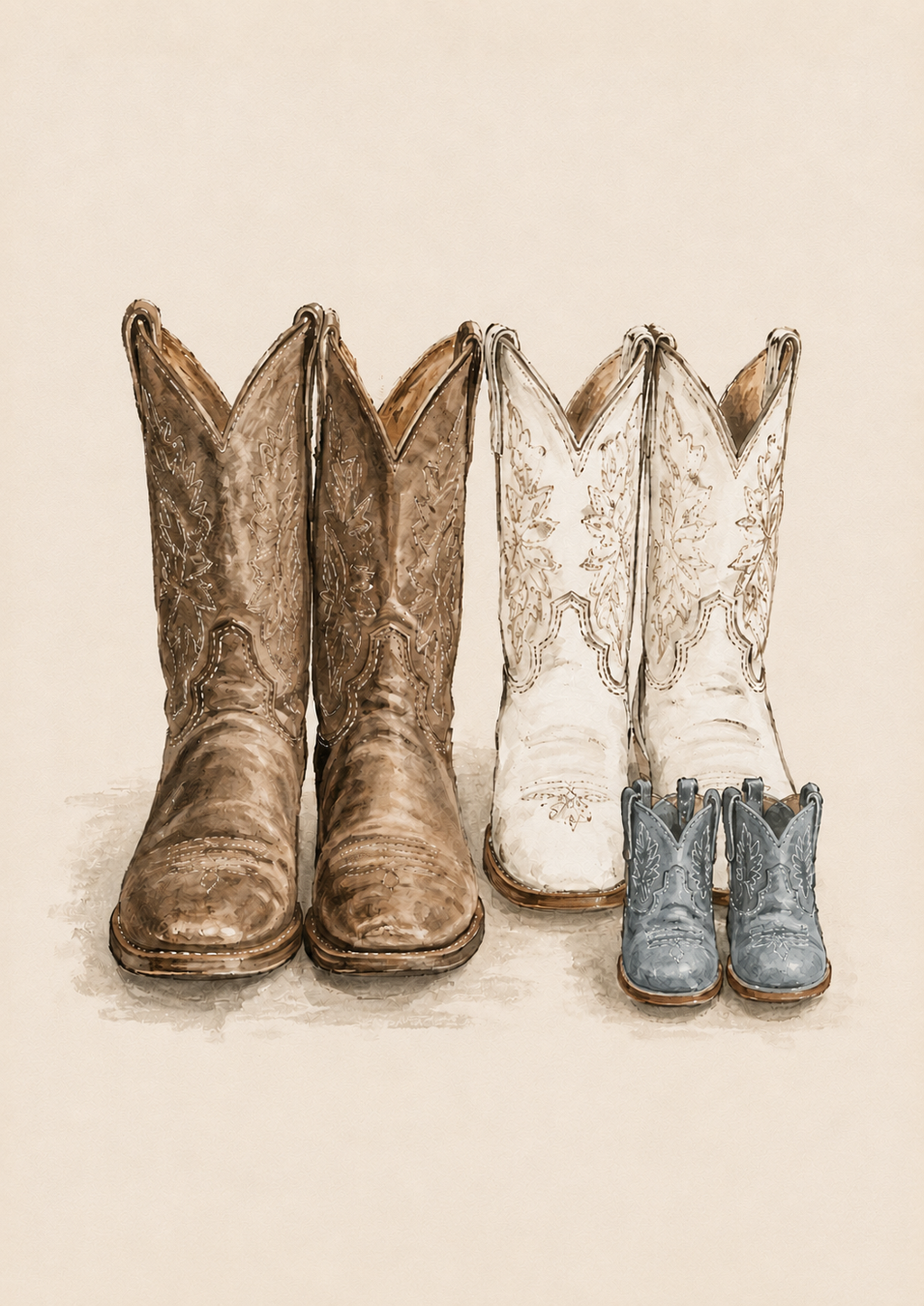 The Littlest Boots - Blue