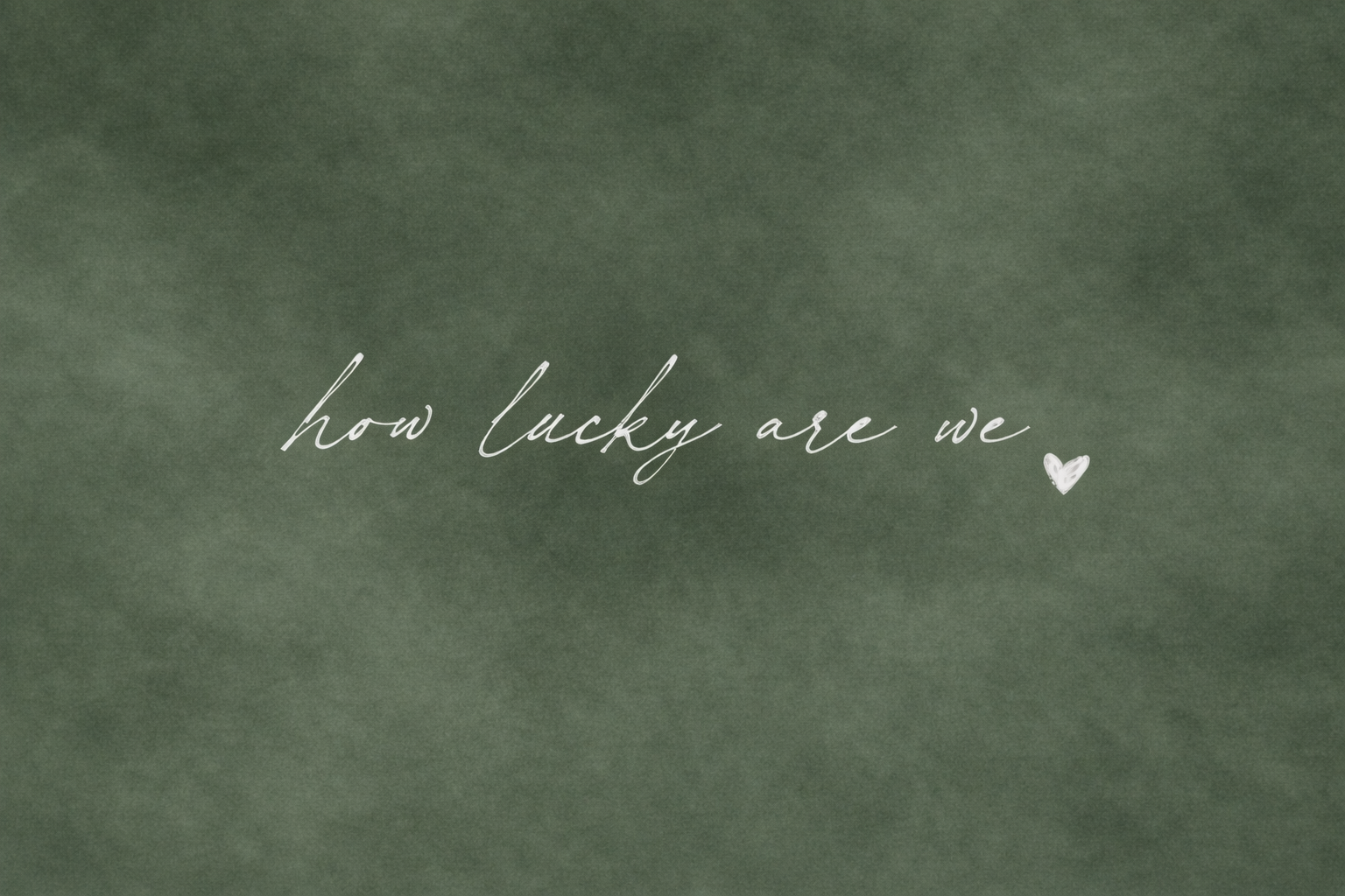 How Lucky Are We Art Print | Olive Grove