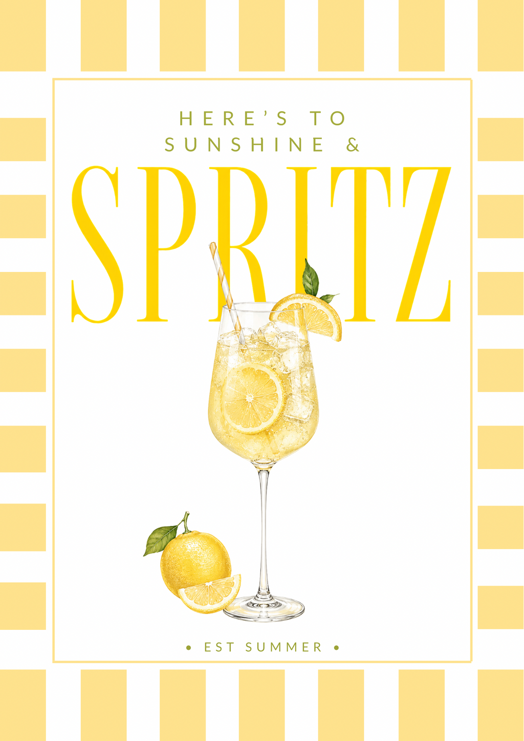 Lemon Spritz Print