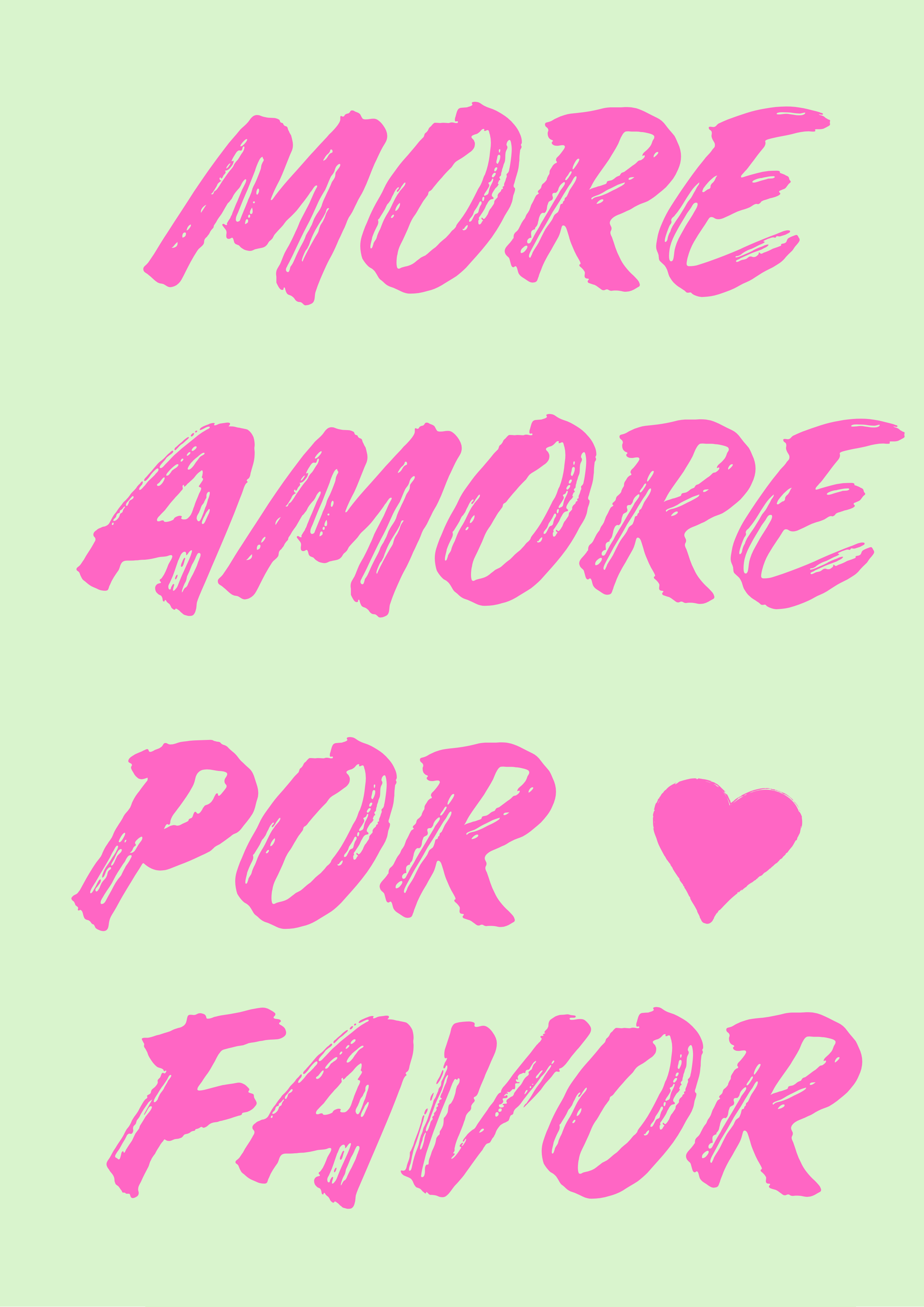 More Amore Por Favor - Matcha and Rose