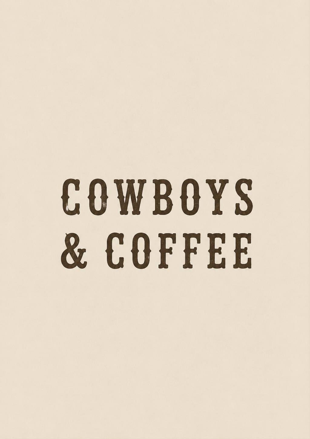 Cowboys & Coffee