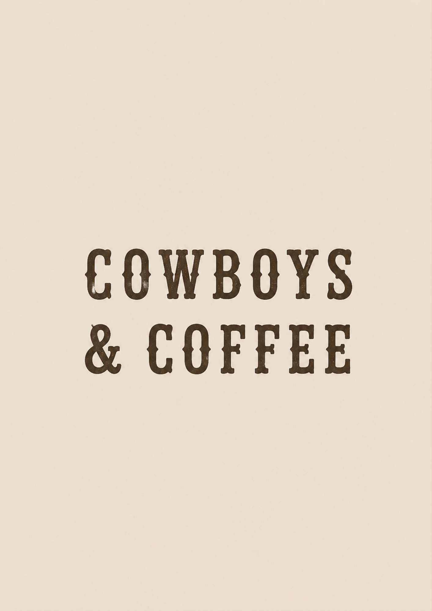 Cowboys & Coffee
