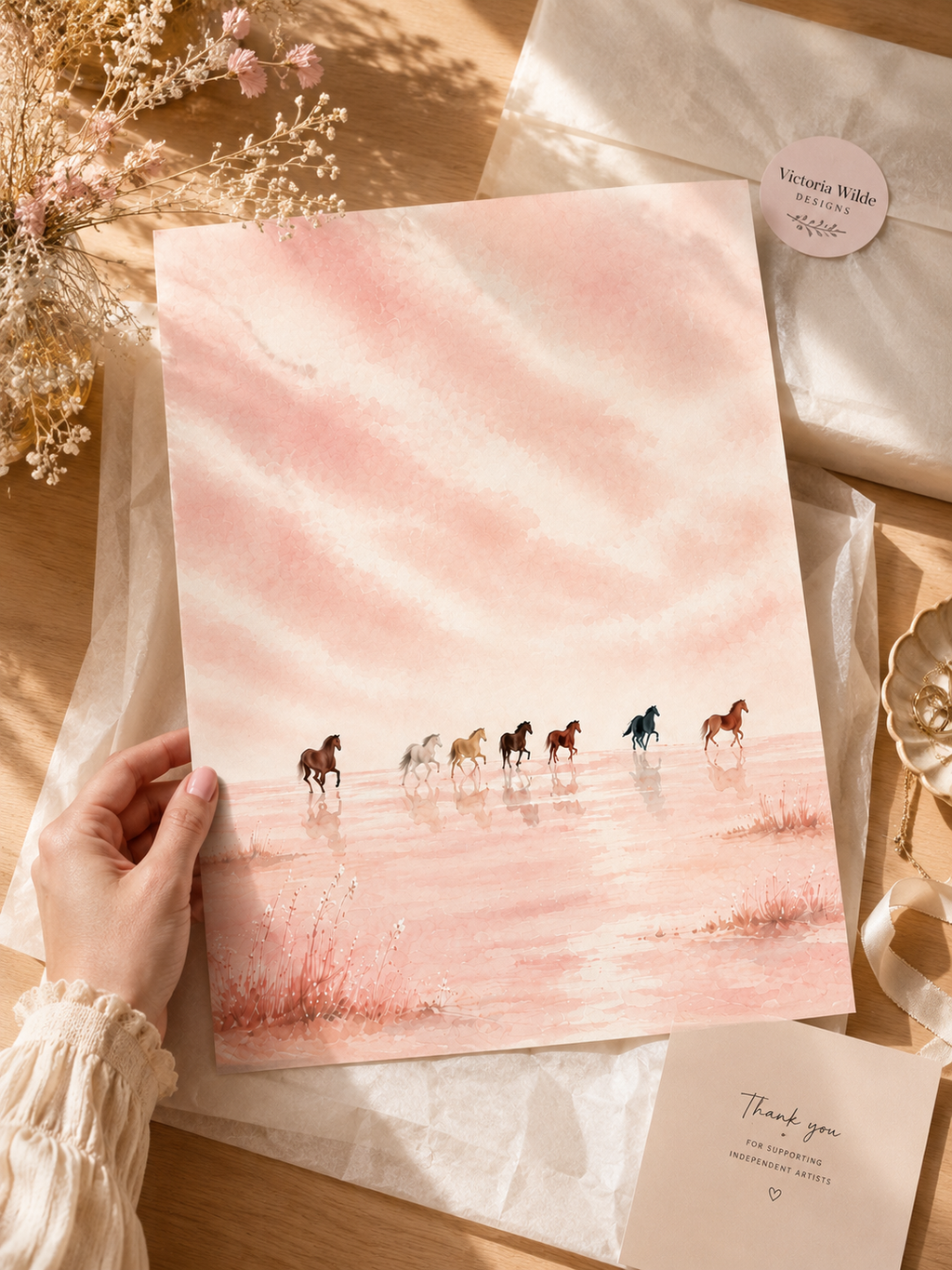 Where Wild Hearts Roam Art Print