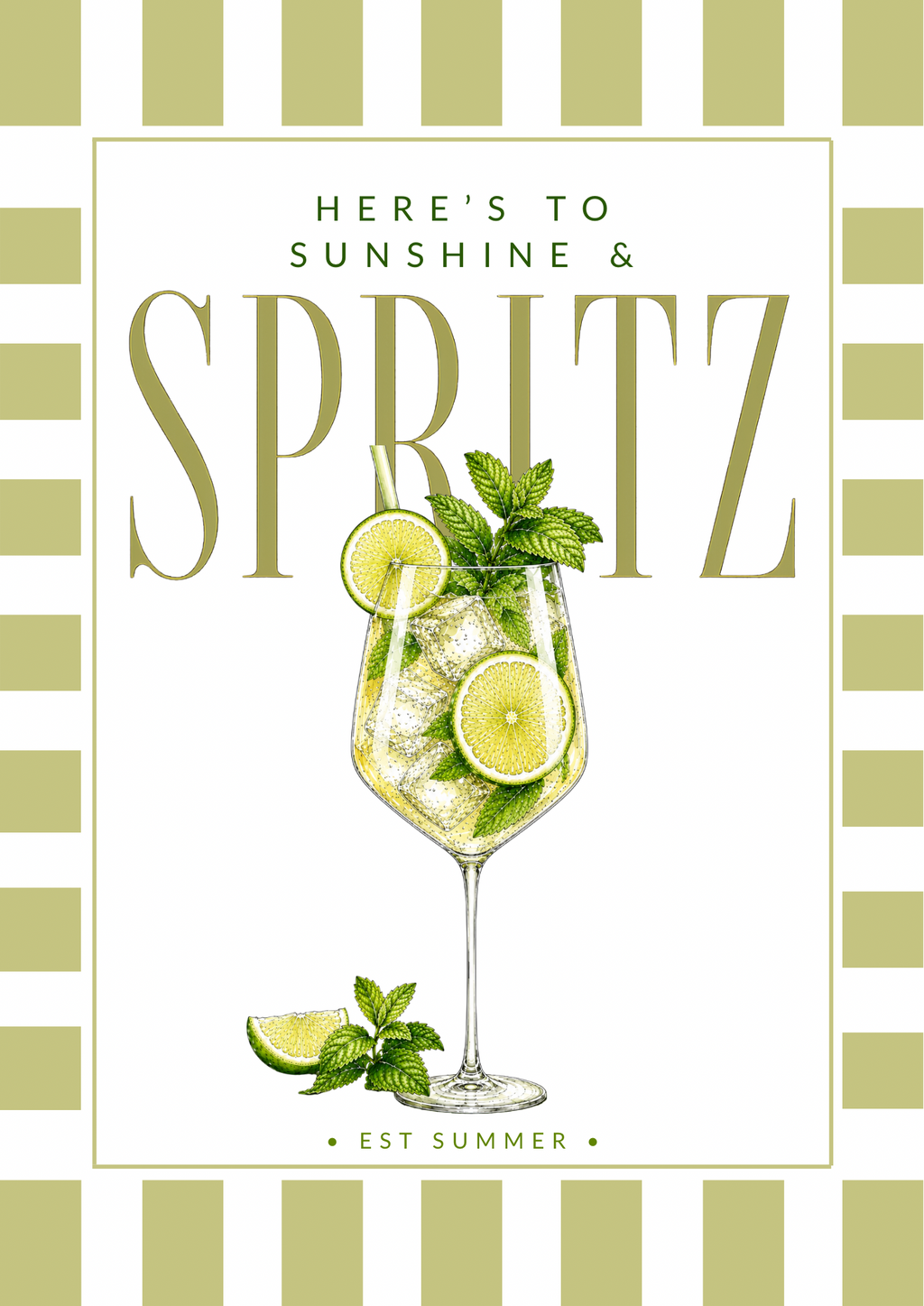 Elderflower Spritz Print