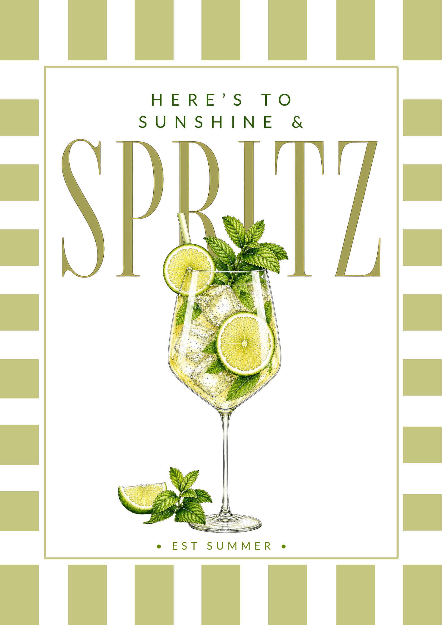 Elderflower Spritz Print