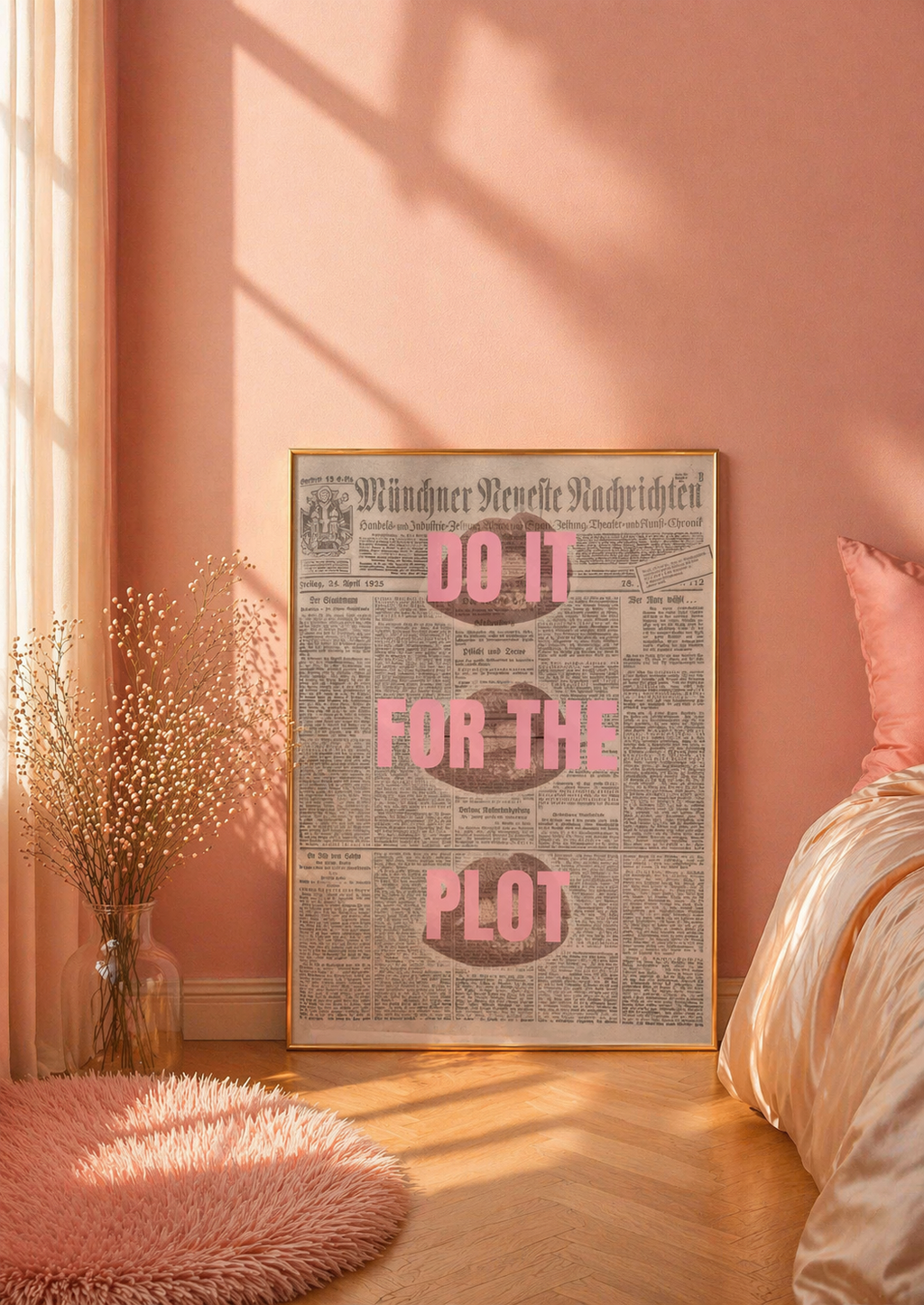 Do It For The Plot Art Print