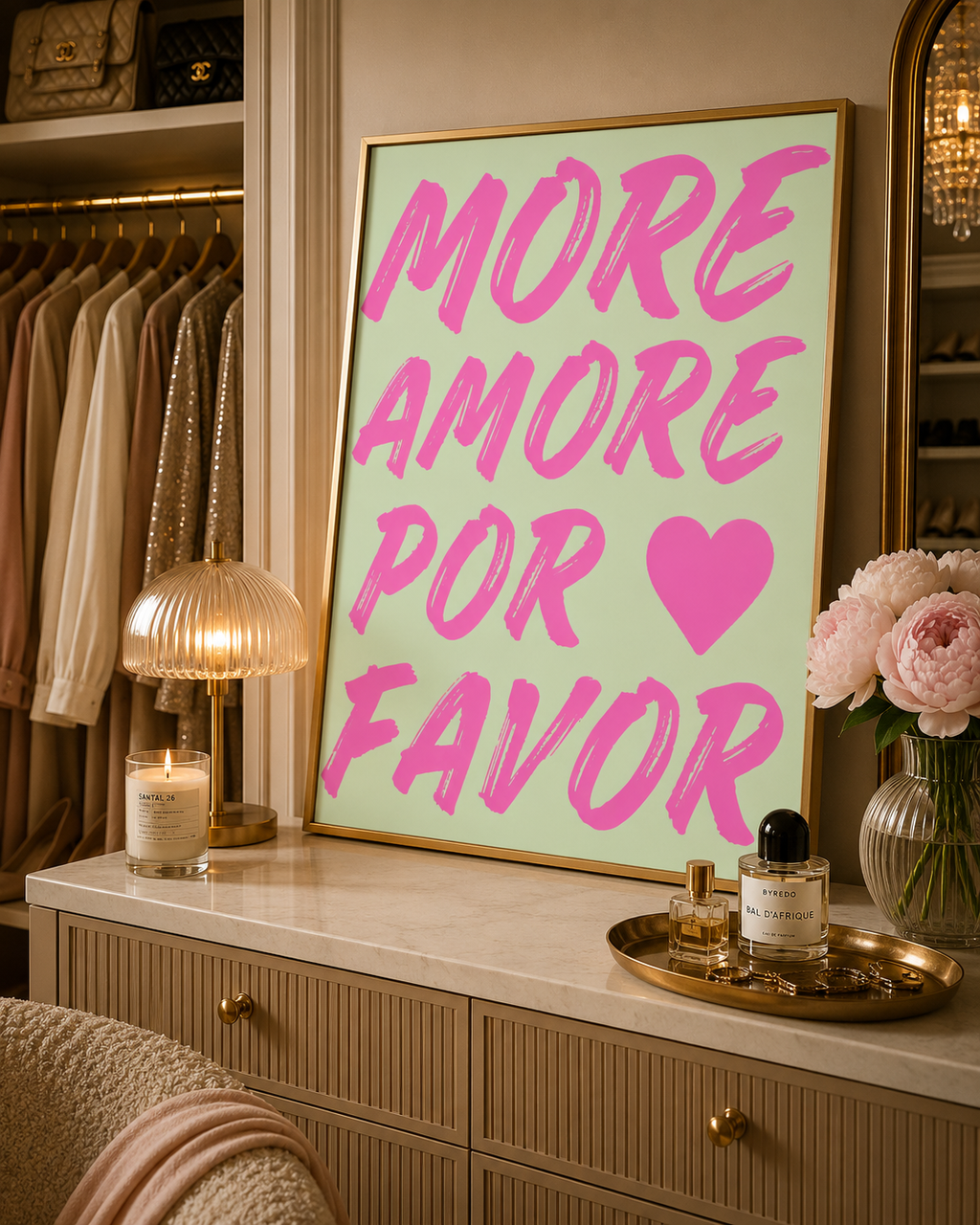 More Amore Por Favor - Matcha and Rose