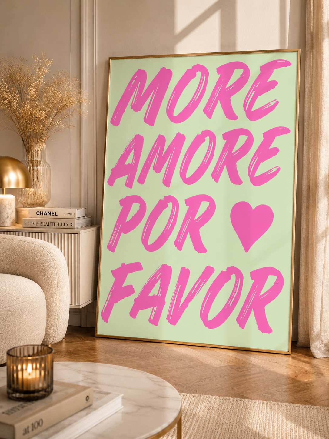 More Amore Por Favor - Matcha and Rose