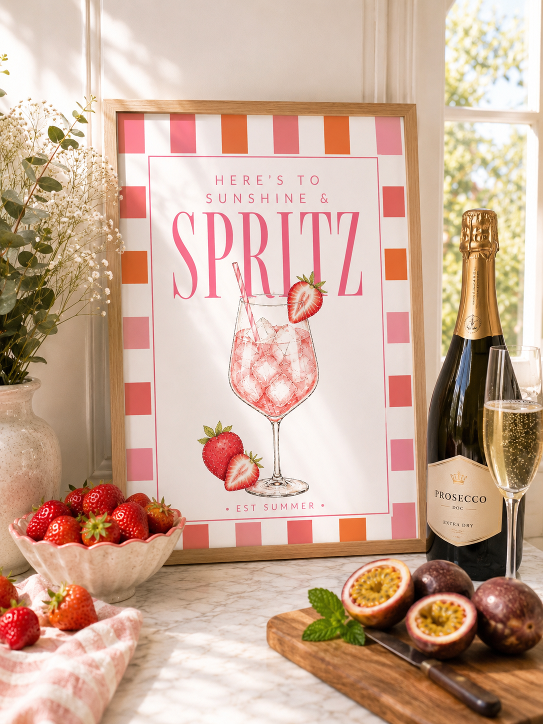 Strawberry Spritz Print