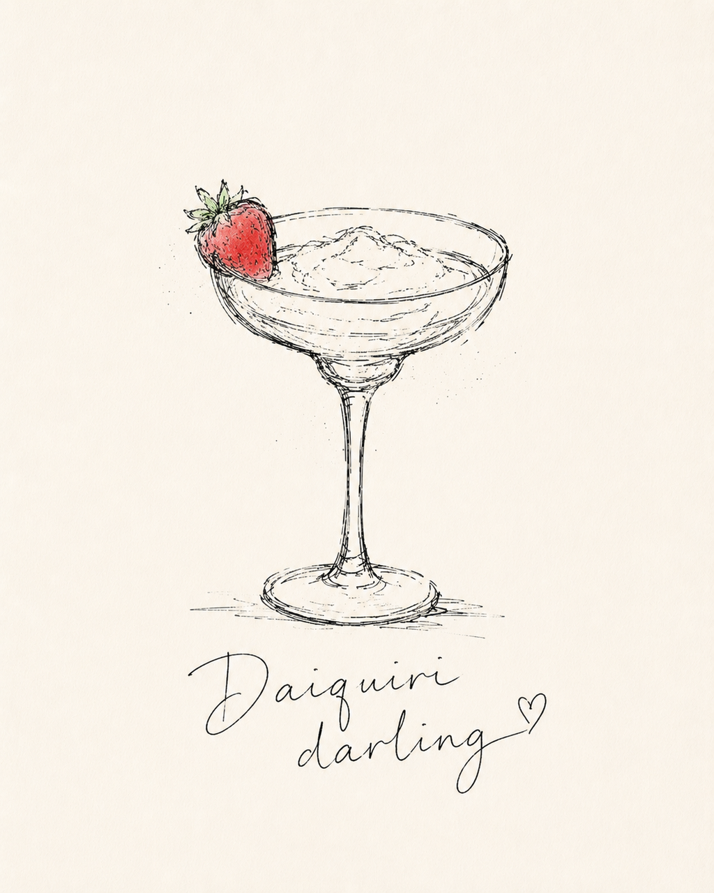 Daiquiri Darling Art Print