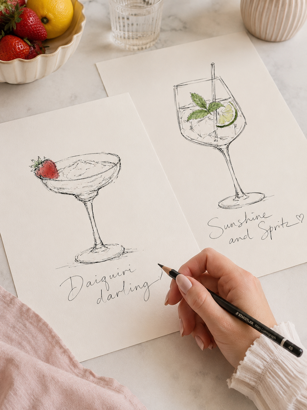 Sunshine & Spritz Art Print
