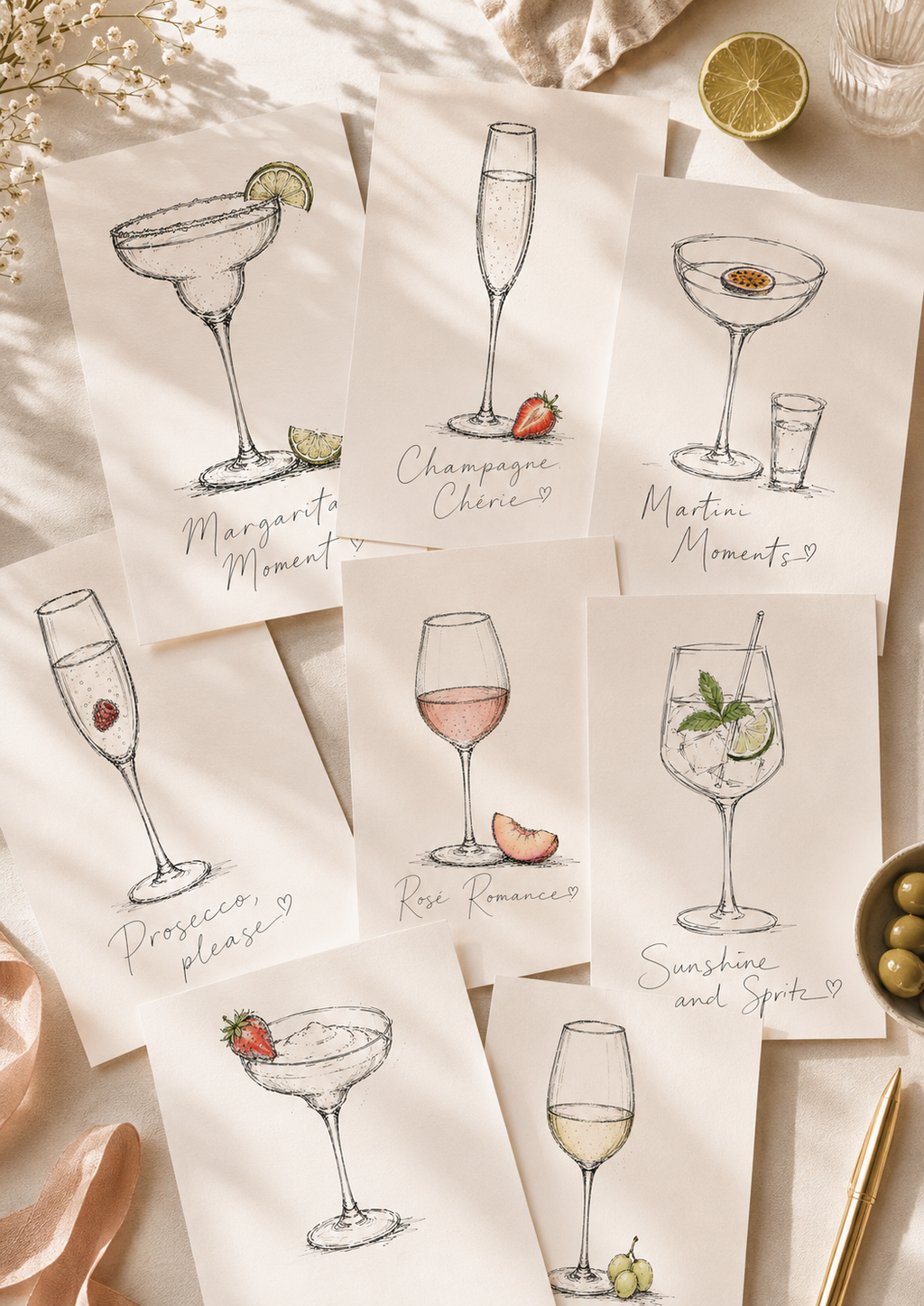 Martini Moments Art Print