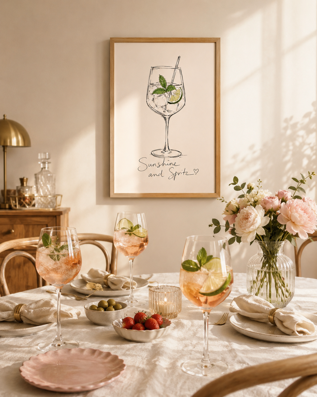 Sunshine & Spritz Art Print