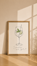 Sunshine & Spritz Art Print
