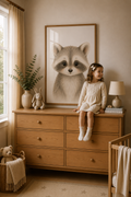 Raccoon Nursery Print