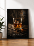 On the Rocks Whiskey Art Print