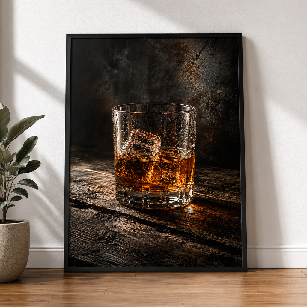 Whiskey Tumbler Art Print