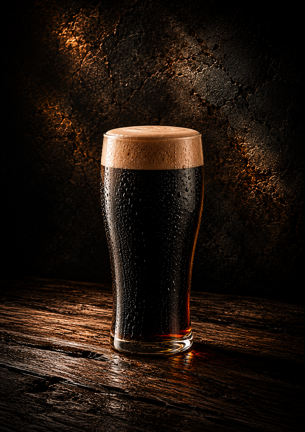 Dark Stout Pint Art Print