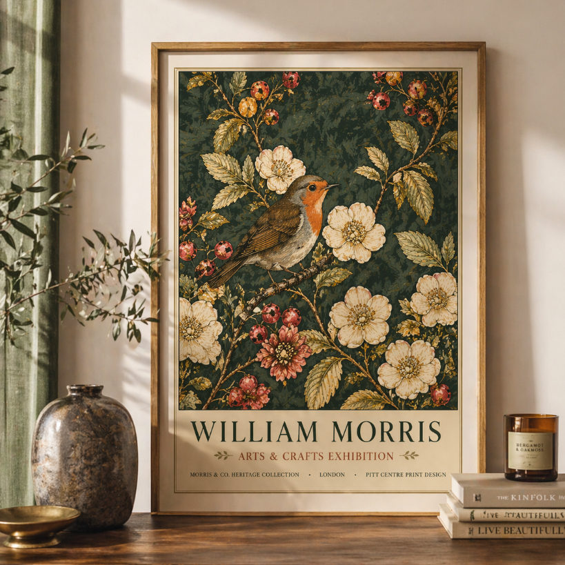Robin & Briar Rose Exhibition Print