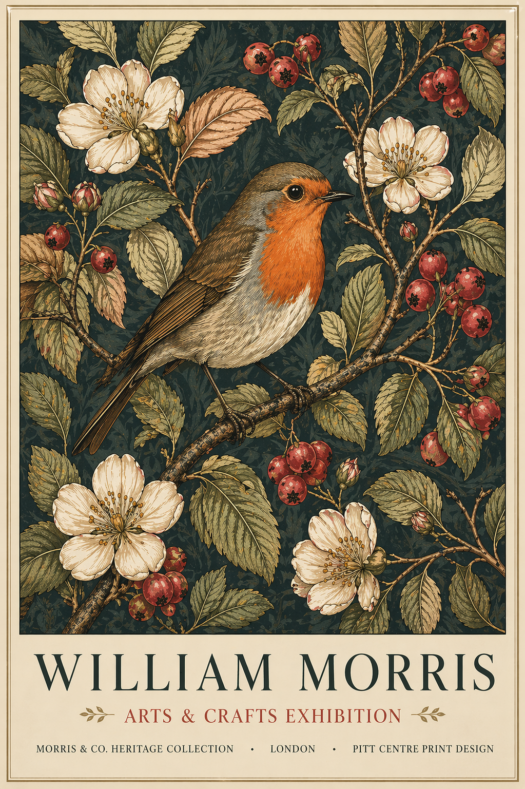 Robin & Briar Rose Exhibition Print