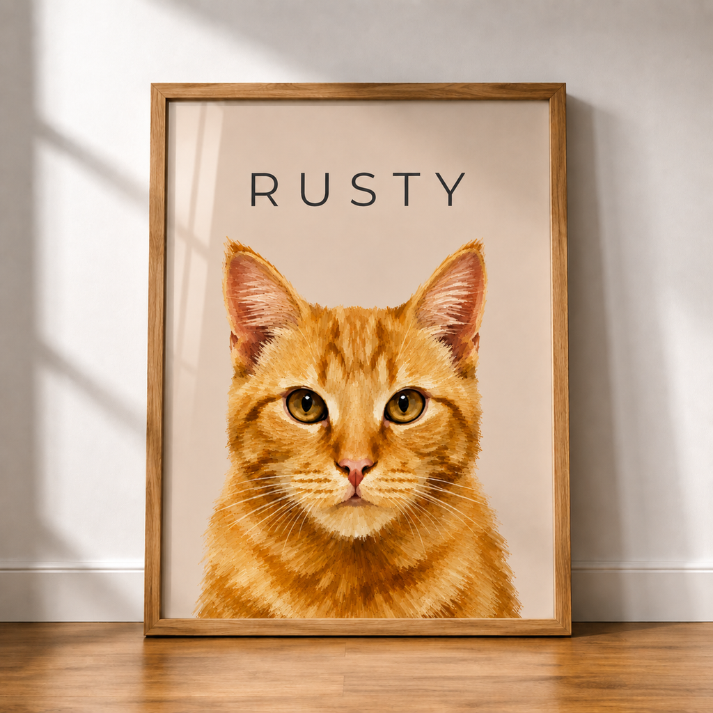 Custom Pet Portrait Print