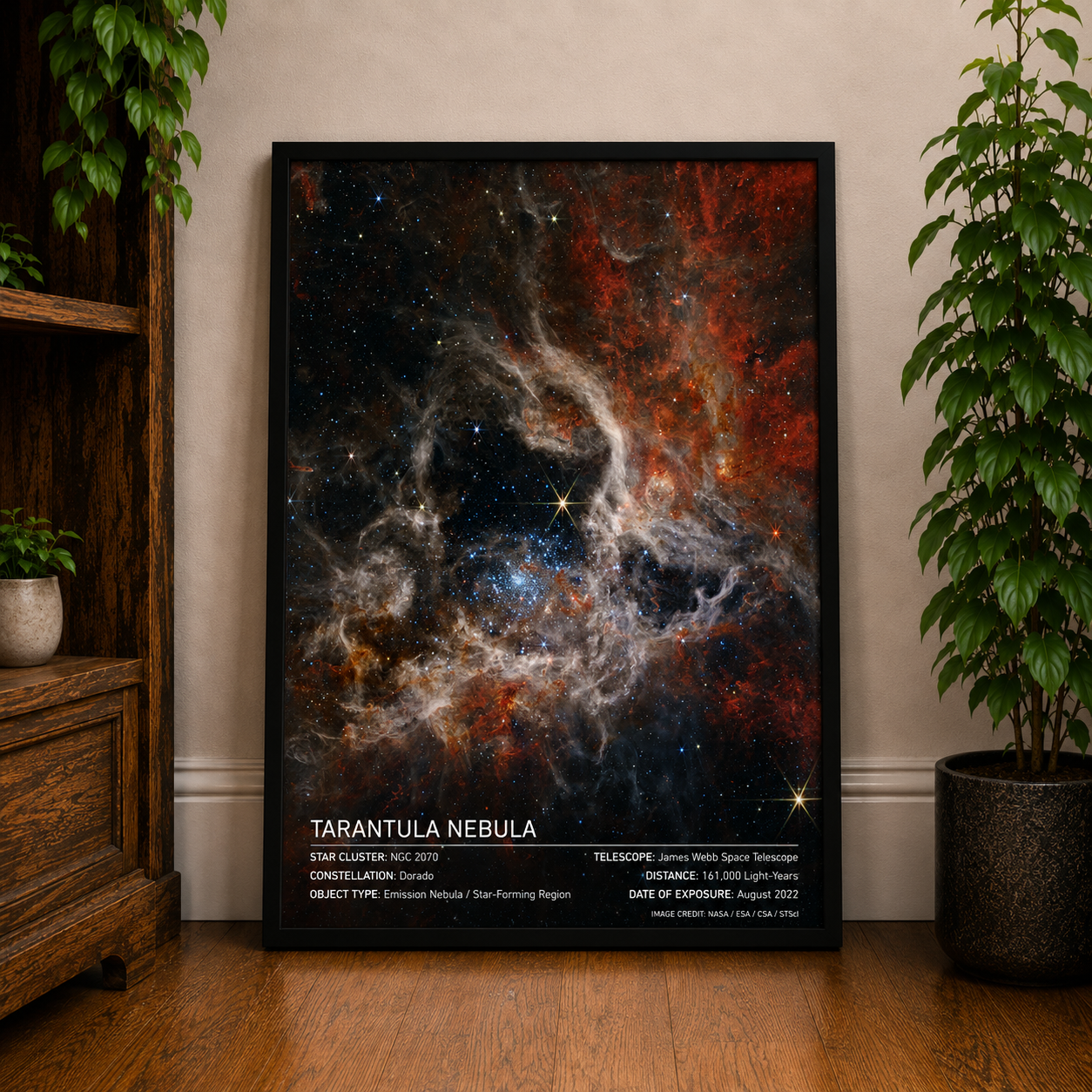 Tarantula Nebula Art Print | James Webb Space Telescope