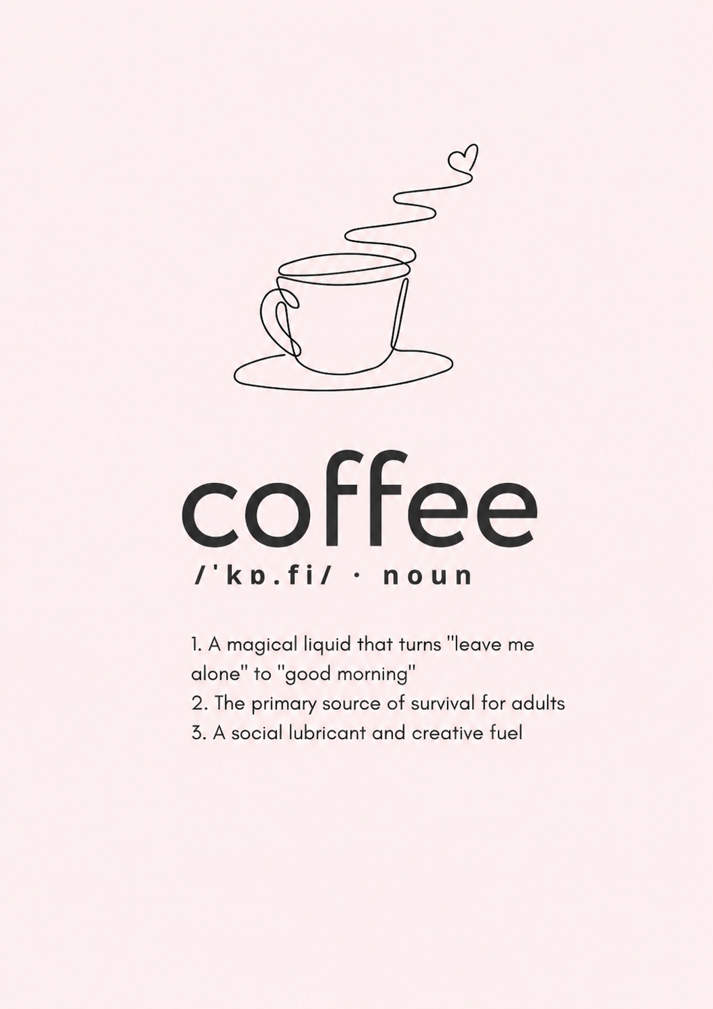 Coffee Art Print