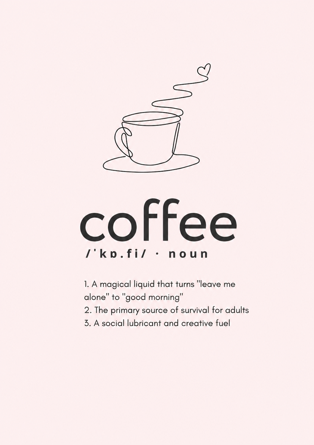 Coffee Art Print