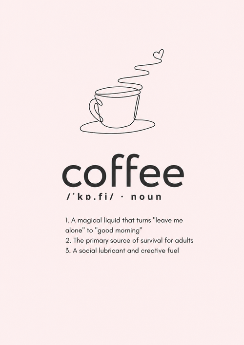 Coffee Art Print