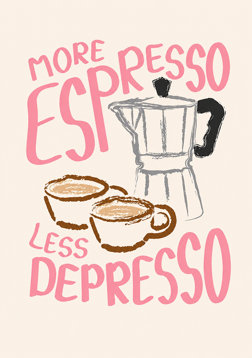 Coffee Art Print