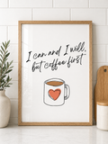 Coffee Art Print