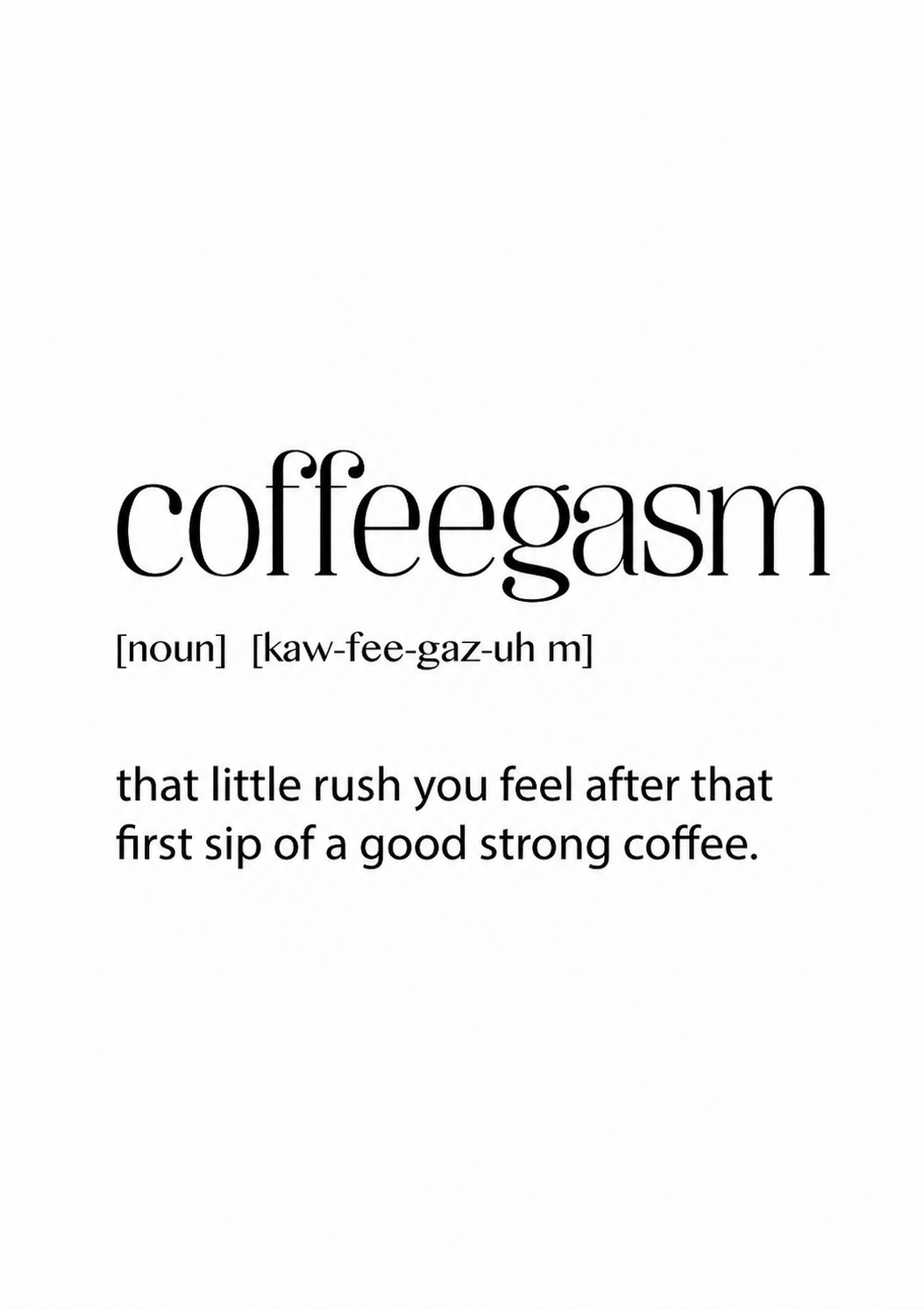 Coffee Art Print