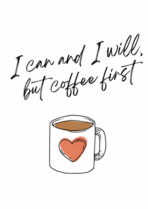 Coffee Art Print