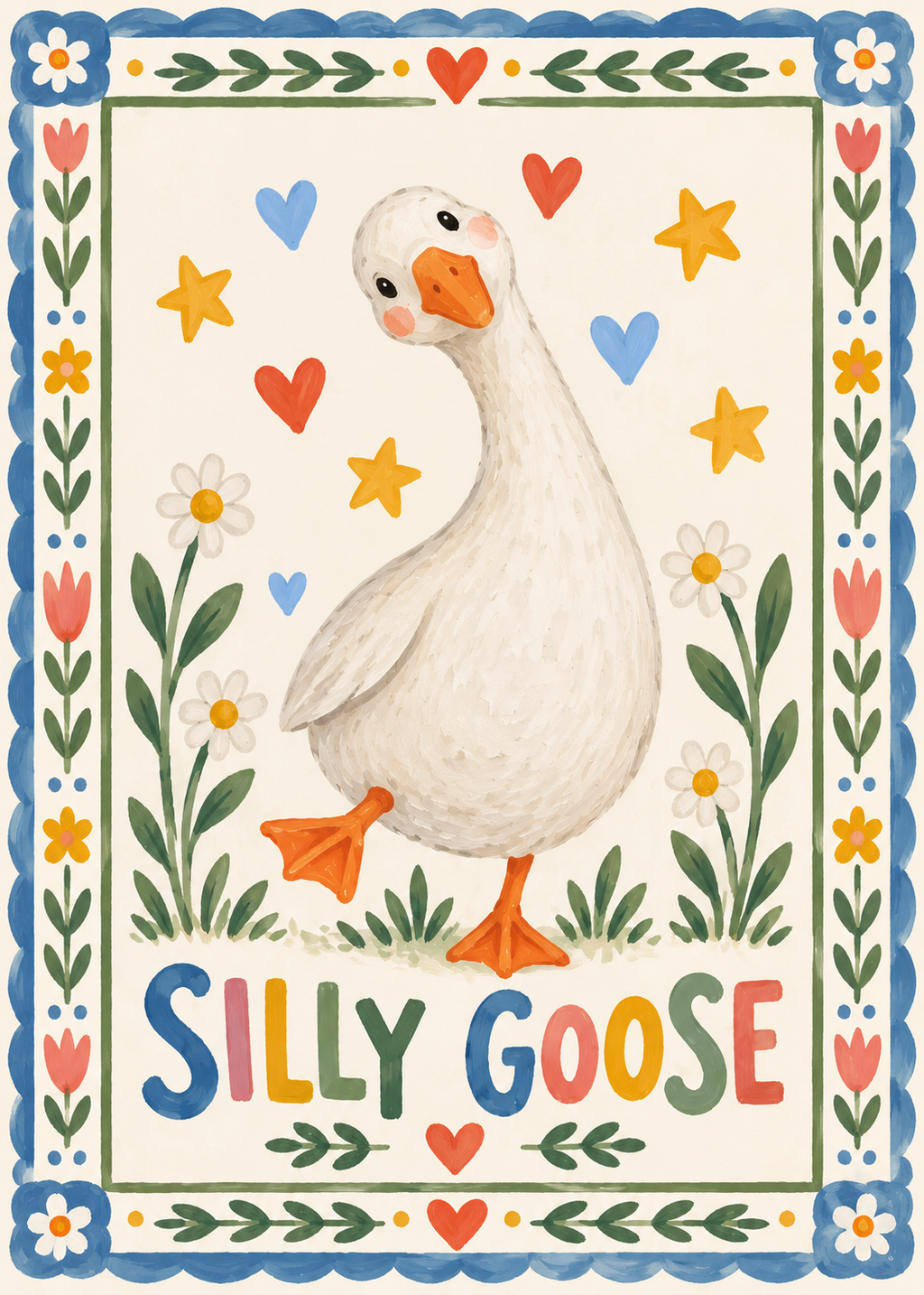 Silly Goose Children's Print