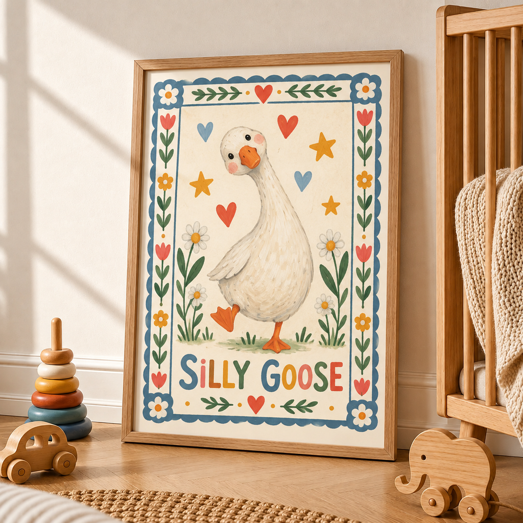 Silly Goose Children's Print