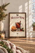 A Winter Tradition | Vintage Mulled Wine Christmas Print