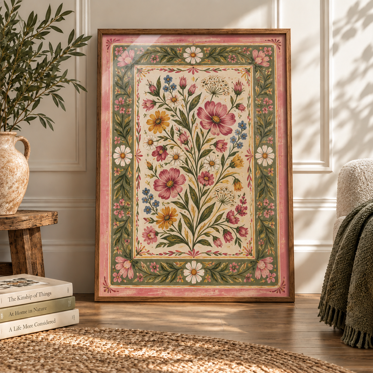 Wildflower Folk – Vintage Floral Botanical Art Print