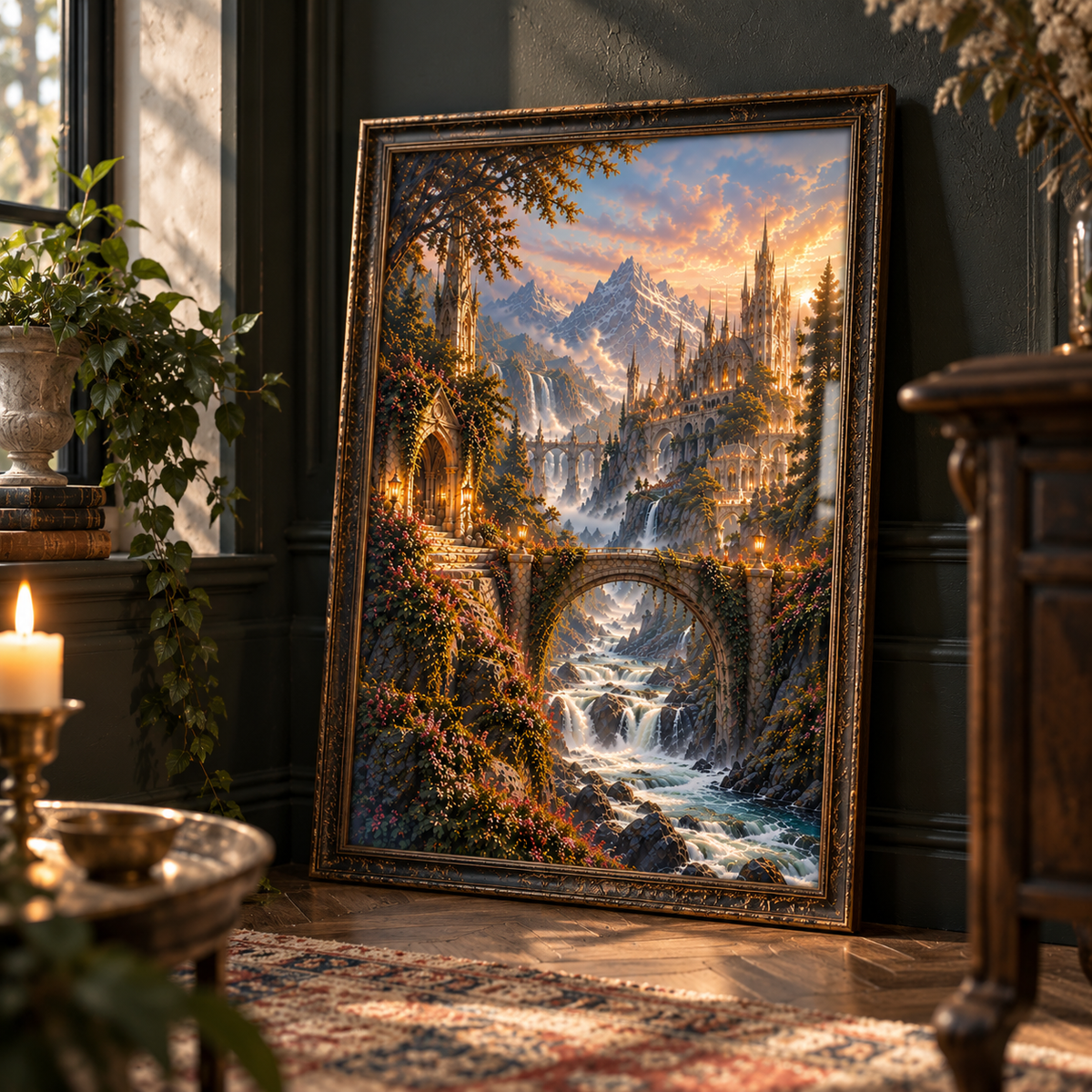 Golden Vale Fantasy Art Print