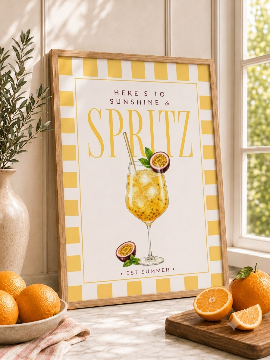 Passion Fruit Spritz Print