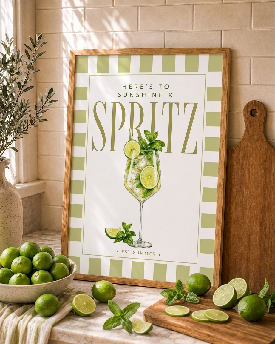 Elderflower Spritz Print
