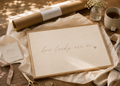 How Lucky Are We Art Print | Soft Linen