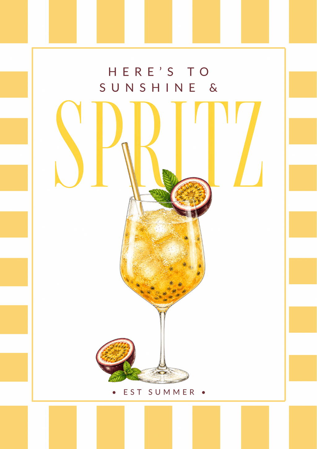 Passion Fruit Spritz Print