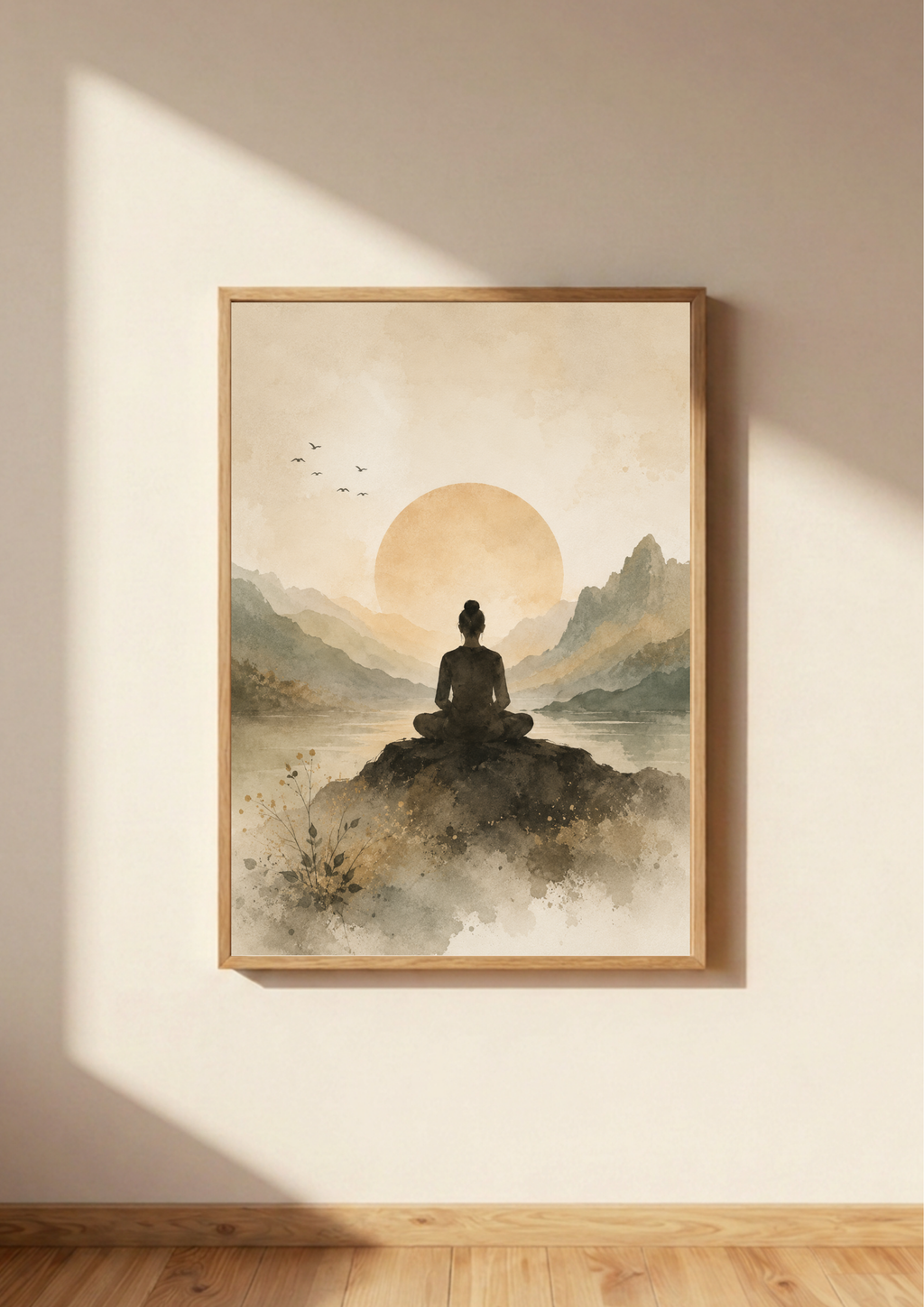 Stillness Within Meditation Print